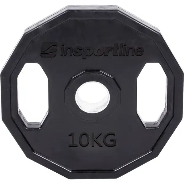 Pogumovaný olympijský kotouč inSPORTline Ruberton 10 kg 50 mm