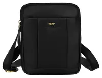 Pánská kožená crossbody taška černá - Peterson Owen