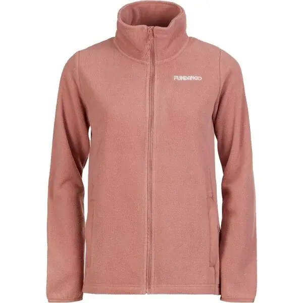 FUNDANGO SERENA Dámska flísová mikina, ružová, veľkosť