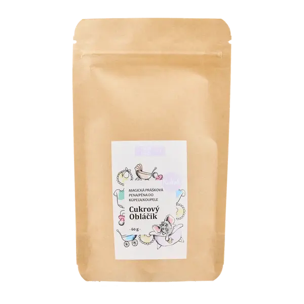 KVITOK Magická pěna do koupele Cukrový obláček 60 g