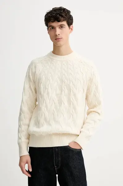 Svetr s příměsí vlny Calvin Klein