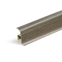 Lišta soklová Naturel dub Bourbon čierny , PVC dĺžka 250 cm, výška hrany 56 mm, NATNGF070