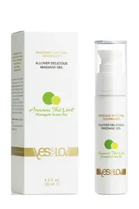 YESforLOV Lubrikační gel ALLOVER ananas / zelený čaj