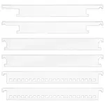 4Pcs Acrylic Wall Mounted File Floss Organizer Display Rack