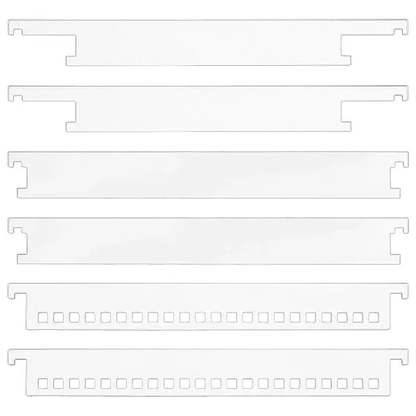 4Pcs Acrylic Wall Mounted File Floss Organizer Display Rack