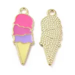 Summer Theme Alloy Enamel Pendants