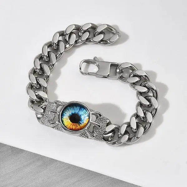 Eye 201/304 Stainless Steel Link Bracelets