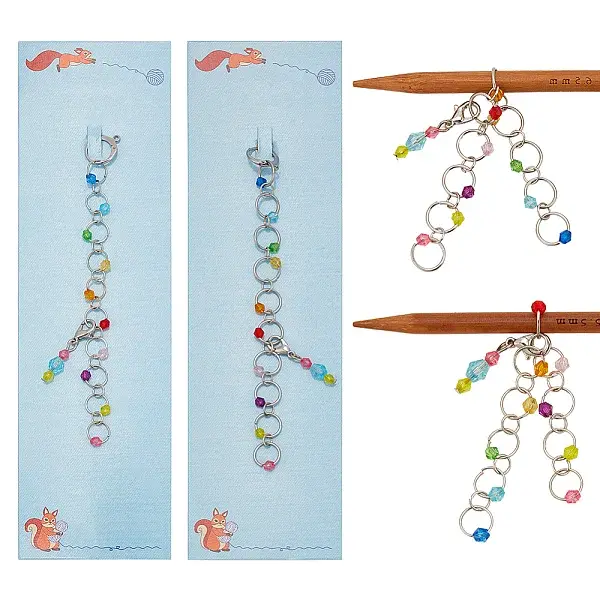 Acrylic Knitting Row Counter Chains