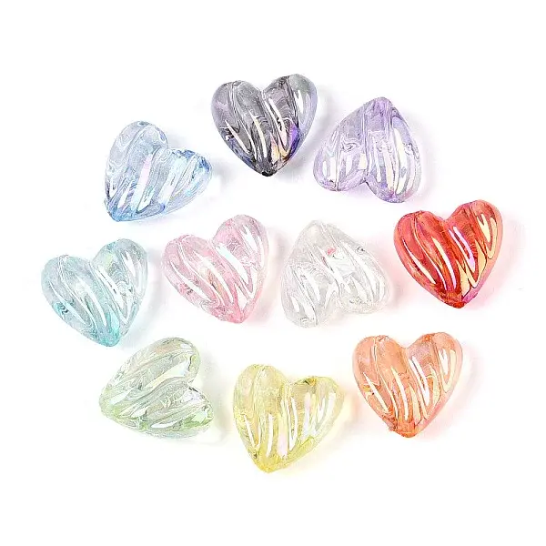 UV Plating Transparent Acrylic Beads