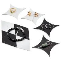 8Pcs 4 Style PVC Finger Ring Display Stands