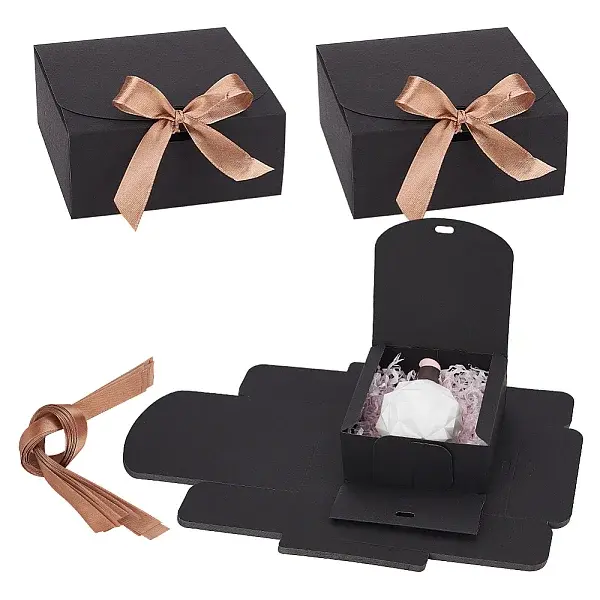 Square Cardboard Paper Jewelry Gift Boxes