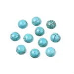 Craft Findings Dyed Synthetic Turquoise Gemstone Flat Back Dome Cabochons