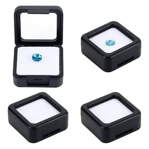 Square Acrylic Loose Diamond Display Boxes