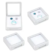 Plastic Loose Diamond Gemstone Display Boxes