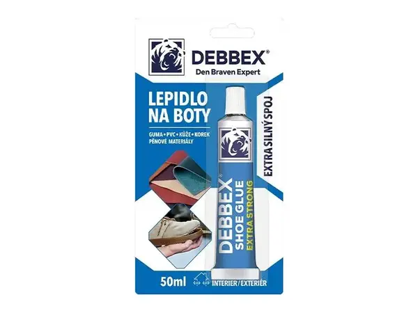 Lepidlo na boty DEBBEX 50ml - rozbaleno / bez originálního obalu