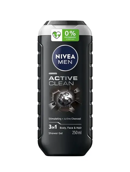 Nivea Men Active Clean sprchový gel pro muže 250 ml