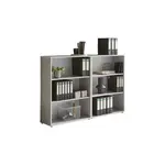 MID.YOU REGÁL NA DOKUMENTY, šedá, 168,8/113,6/33 cm