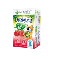 Megafyt BIO Dětský čaj malina a jahůdka 20x1,75 g