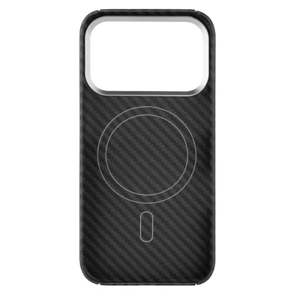 Aramidový zadní kryt FIXED MagVelar s podporou MagSafe pro Apple iPhone 17 Pro, černá