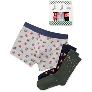 CELIO XMIBOHAPPY Boxerky a ponožky v dárkovém balení, mix, velikost