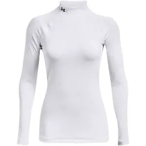 Under Armour AUTHENTICS MOCK NECK Dámské tričko, bílá, velikost M