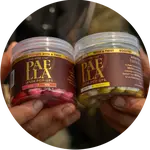 One more cast plávajúce boilie boosted fluoro pop-ups paella 70 g 14 mm - white & yellow