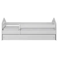 Dětská postel Kacper+Sz bílá 80x180