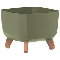 Květináč Gracia Square 24 cm zelený DGQL240-5615C