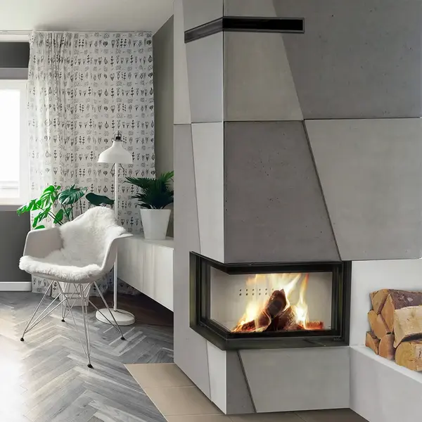 Krbová vložka KRATKI MBO 15 BS levé prosklení s výsuvem