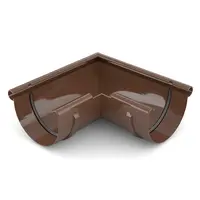 Vnější žlabový roh 100 mm Bryza hnědá