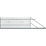 BRÁNA POSUVNA PORTO - PRAVÁ 150 X 400 CM