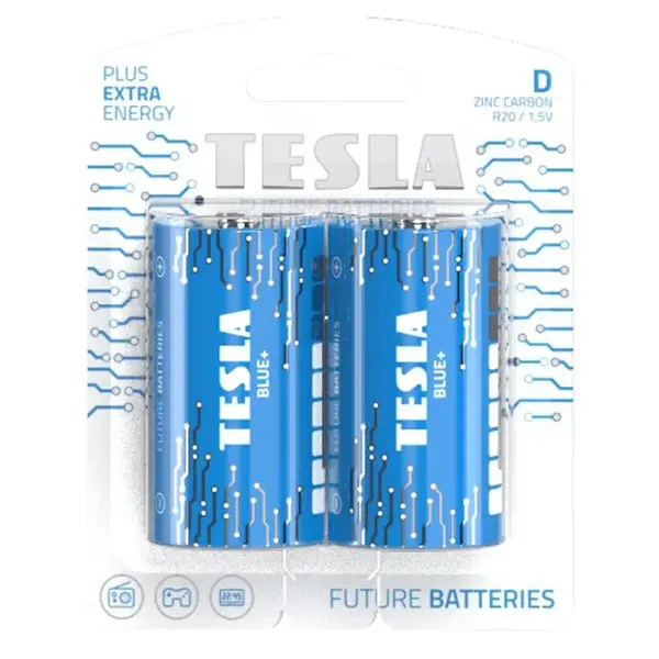 Baterie Tesla D Blue+ LR20 2 ks