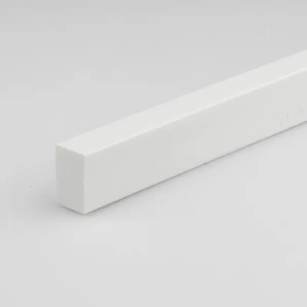 Profil plochý PVC bily lesk 10x20x1000