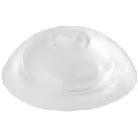 Dveřní zarážka průměr 30 mm samolepicí transparentní