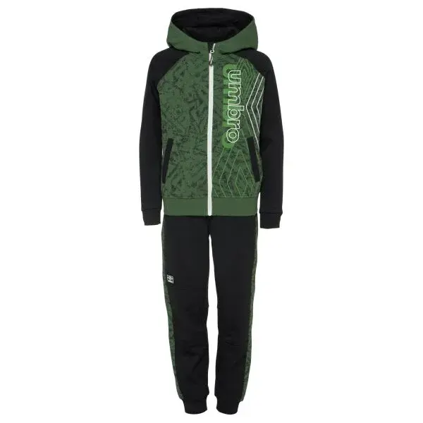 Umbro MAYNER Chlapčenská tepláková súprava, čierna, veľkosť 140-146