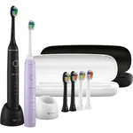 TrueLife SonicBrush Compact sonická zubná kefka Duo Black / Lavender 2 ks
