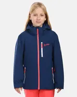 Dívčí lyžařská bunda kilpi valera-jg tmavě modrá 146
