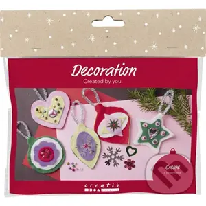 Kreatívna sada Vianočné ozdoby plstené