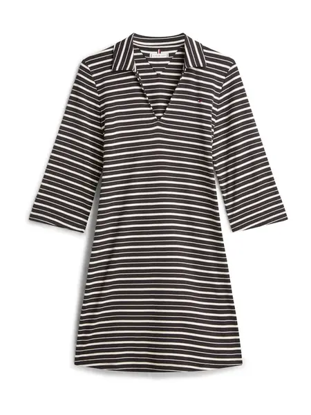 TOMMY HILFIGER Šaty 'MODERN CODY'  čierna / biela