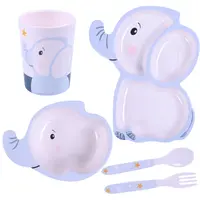 BocioLand Sada dětského nádobí 5D pro děti - Slon