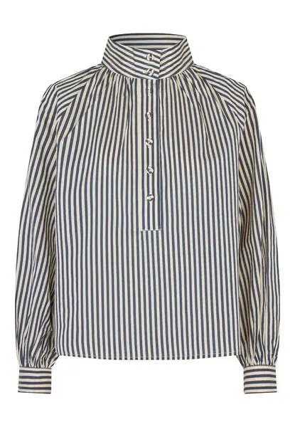 Dea Kudibal Blúzka 'Nicoladea'  béžová / tmavomodrá