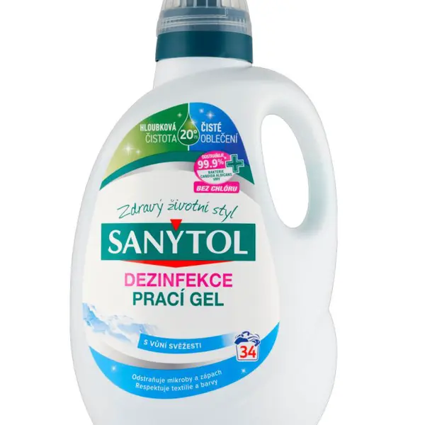 Sanytol Dezinfekce prací gel vůně svěžesti 1,7 l