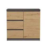 Komoda 1D3S antracit/artisan