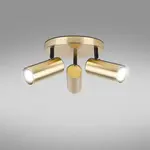 Stropné bodové svietidlo Colly 3x 15 W Zlatý PL3