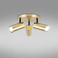 Stropné bodové svietidlo Colly 3x 15 W Zlatý PL3
