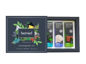 BIOMED Dárková sada Charcoal, Calcimax, Gum Health 3 x 100 ml