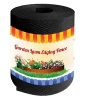 Záhradný obrubník 15 cm x 9 m čierny