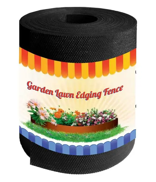 Záhradný obrubník 15 cm x 9 m čierny