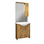 Skříňka s umyvadlem Bratislava 65 zlatý dub