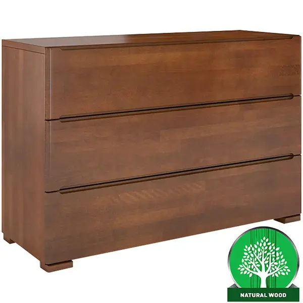 Komoda drevená  buk 3s Skandica Sparta Orech